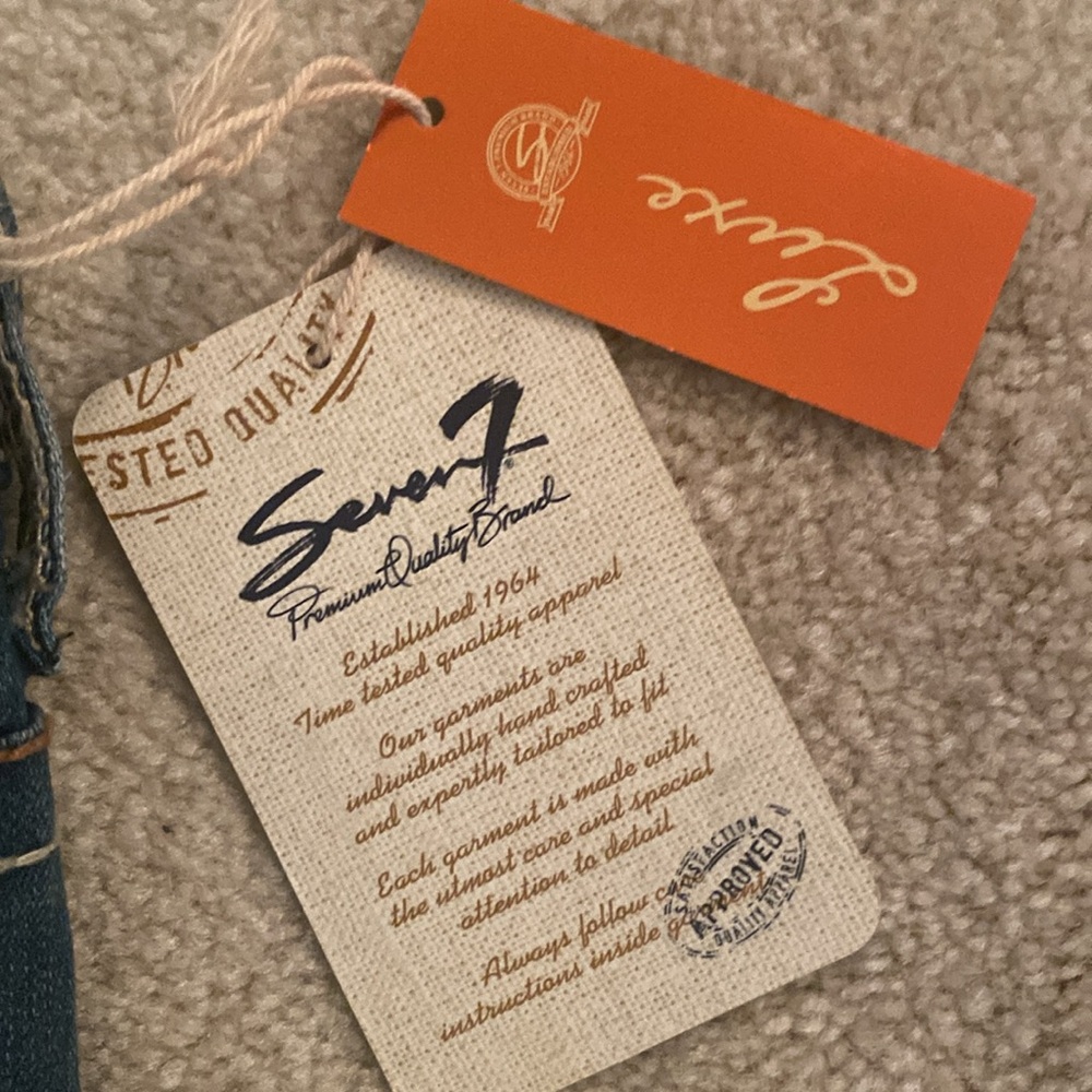 Seven 7 luxe cropped NWT jeans size 20 - Picture 4 of 11